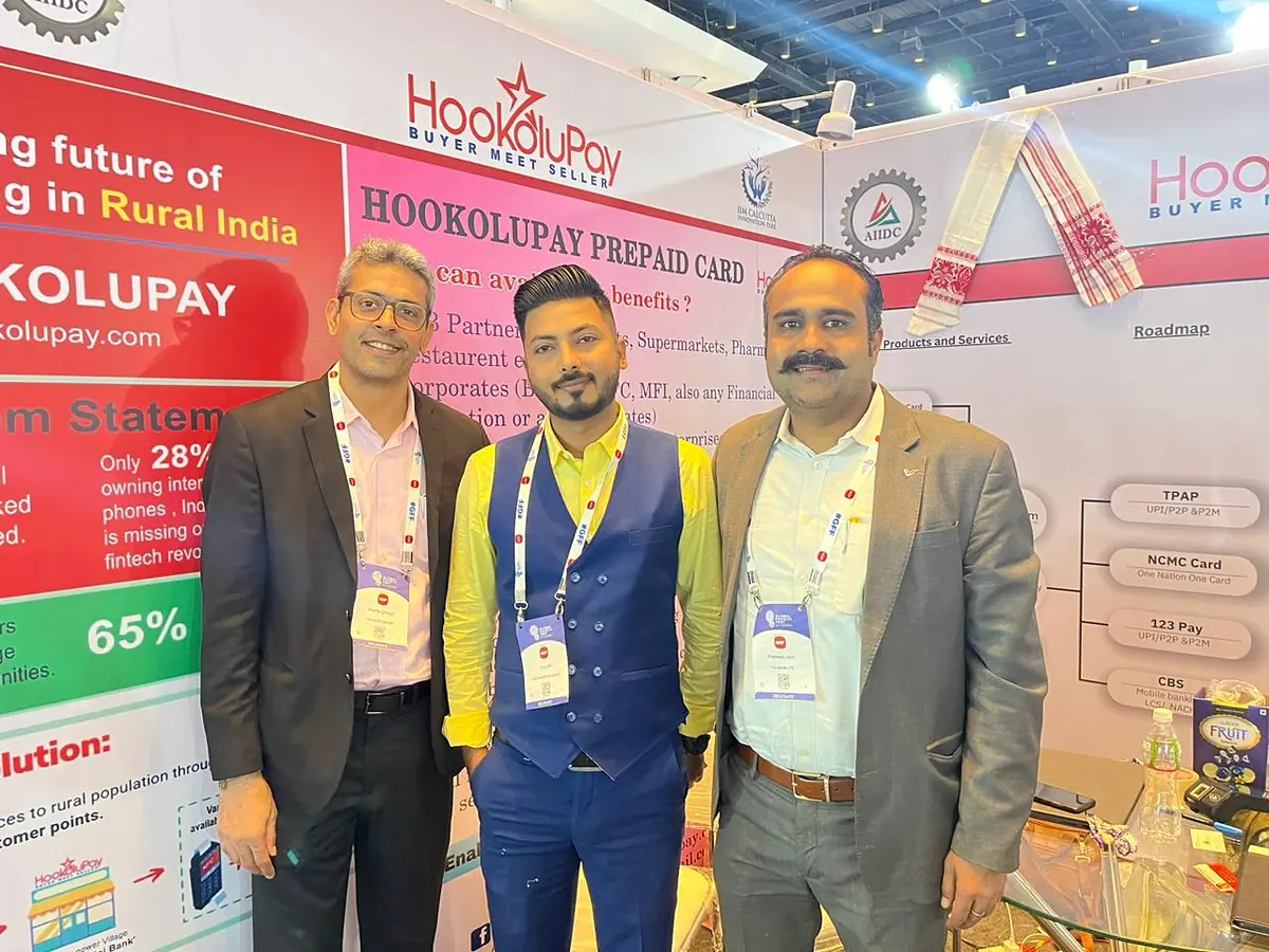 With the Yes Bank team
